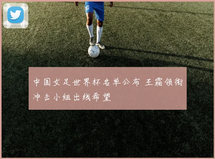 中国女足世界杯名单公布 王霜领衔冲击小组出线希望